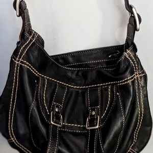 Fossil vintage leather shoulder bag Crossbody purse EUC